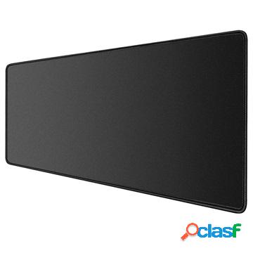 Mousepad Antiscivolo da Gioco con Bordi Cuciti - Nero