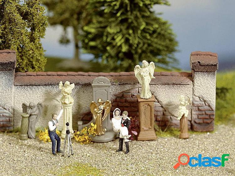 NOCH 14872 H0 pittore per scavare e statue Dipinto