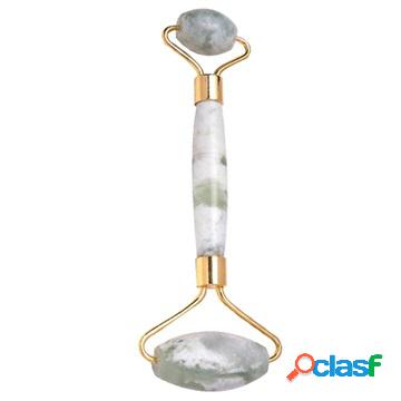 Natural Jade Massage Roller - Small Round Head
