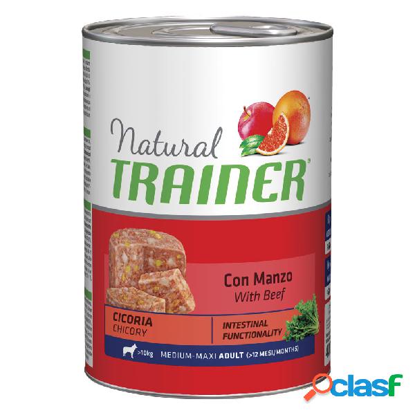 Natural Trainer Dog Adult Medium Manzo Riso e Ginseng