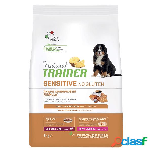 Natural Trainer Sensitive Dog No Gluten Medium & Maxi Puppy