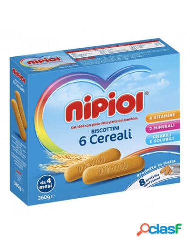 Nipiol - Biscotto 6 Cereali 360g Nipiol
