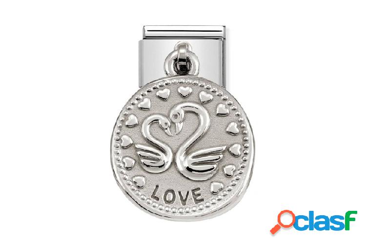 Nomination Love Composable acciaio argento