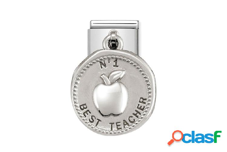 Nomination N.1 Best Teacher Composable acciaio argento