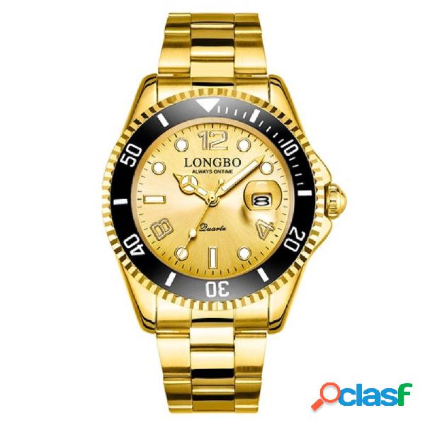 OROLOGIO POLSO LONGBO 80430G UOMO QUARZO IMPERMEABILE DATA