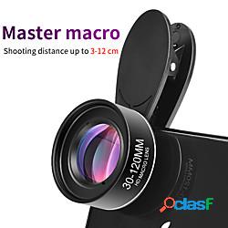 Obiettivo della fotocamera del telefono Obiettivo macro 15X