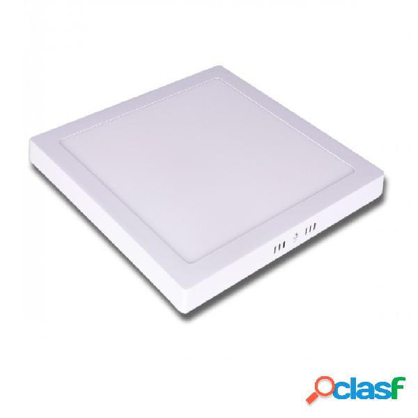 PANNELLO PLAFONIERA LED 24W QUADRATO LUCE BIANCO CALDO