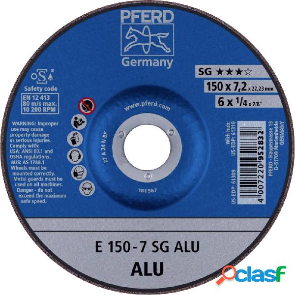 PFERD 62215717 E 150-7 SG ALU Disco di sgrossatura con