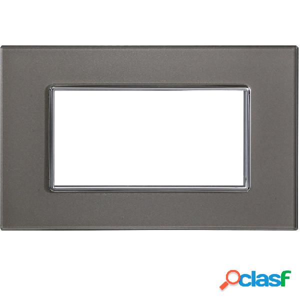 PLACCA CRISTAL 3M 4M 6M TITANIO EFFETTO VETRO COMPATIBILE