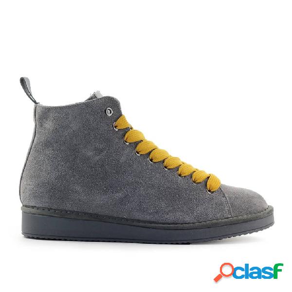 PÀNCHIC HI TOP SNEAKERS UOMO P01M14002S5A17183 PELLE GRIGIO