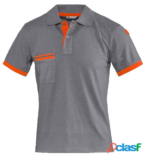 POLO SJ SPAZIO GRIGIO/ARANCIO N270GA