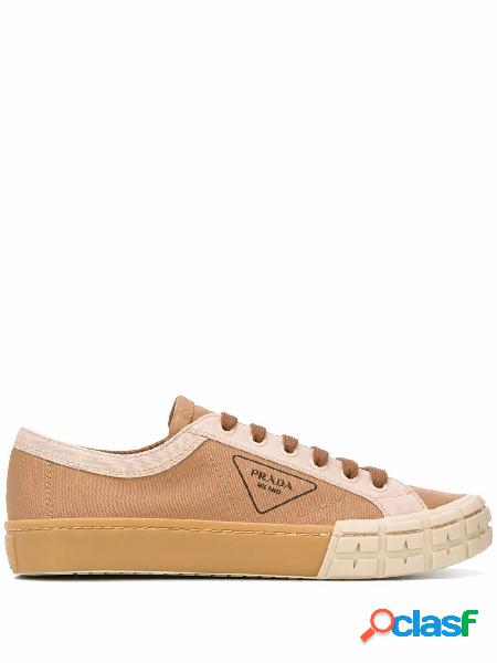 PRADA SNEAKERS UOMO 2EG30289CF0ZYR COTONE MARRONE