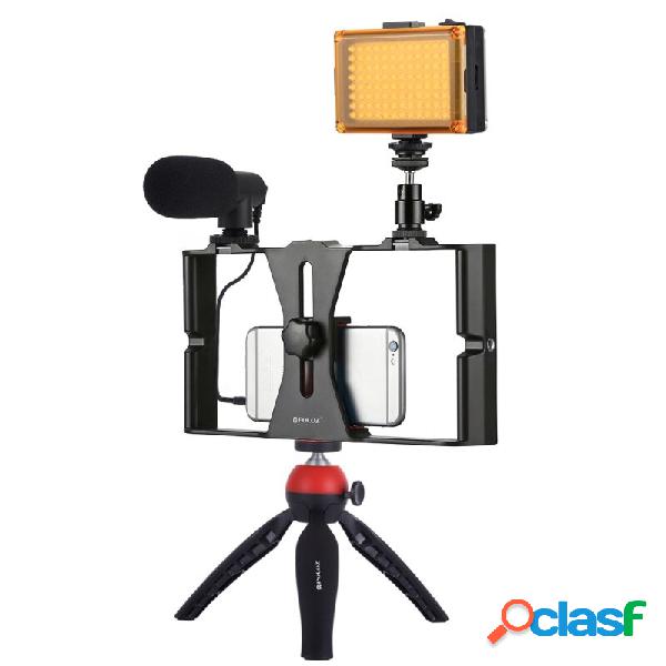 PULUZ PKT3023R 5 in 1 Vlogging Live Broadcast Smartphone Kit