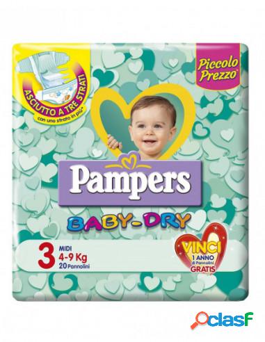 Pampers - Pampers Baby Dry Midi Pannolini N.3 20 Pezzi