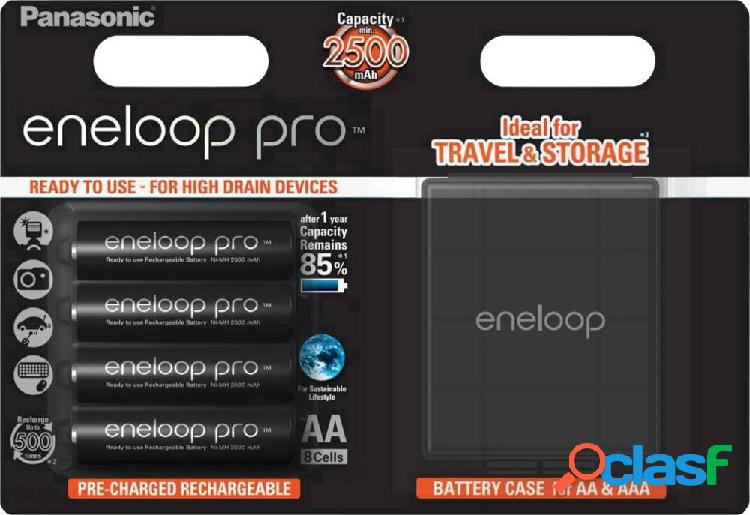 Panasonic eneloop Pro HR06 Box Batteria ricaricabile Stilo