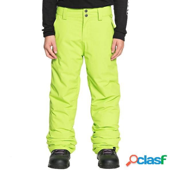Pantalone Snow Quiksilver Estate JR (Colore: lime, Taglia: