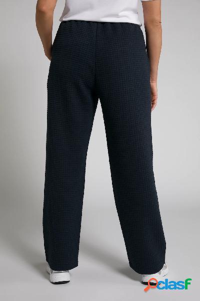 Pantaloni da jogging con texture a nido dape e taglio della