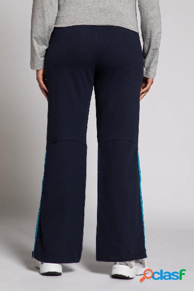 Pantaloni di felpa, dettagli colorati, zip laterale, Donna,