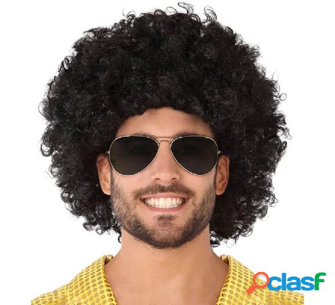 Parrucca nera afro