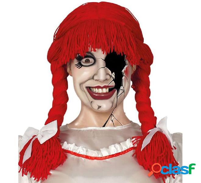 Parrucca rossa bambola di pezza