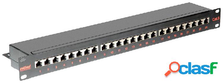 Patchpanel di rete Roline 24 Porte 26.11.0361 CAT 6 1 U