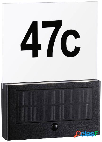 Paulmann Lampada solare per numero civico Neda 94577 LED