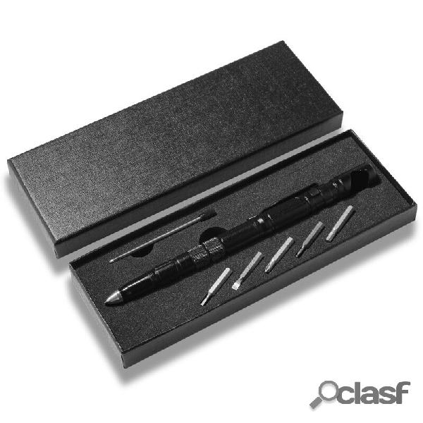 Penna tattica 5-in-1 con intaglio / Phillips cacciavite
