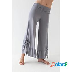 Per donna Pantaloni da yoga A zampa Pantaloncini Pantaloni