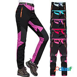 Per donna Pantaloni foderati in pile Pantaloni da escursione