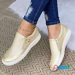 Per donna Scarpe da ginnastica Piatto Punta tonda