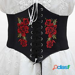 Per donna Unisex Cintura a corsetto Similpelle Senza fibbia