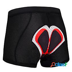 Per uomo Pantaloncini imbottiti da ciclismo Estate Elastene