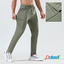 Per uomo Vita alta Pantaloni da yoga Pantaloncini Pantaloni