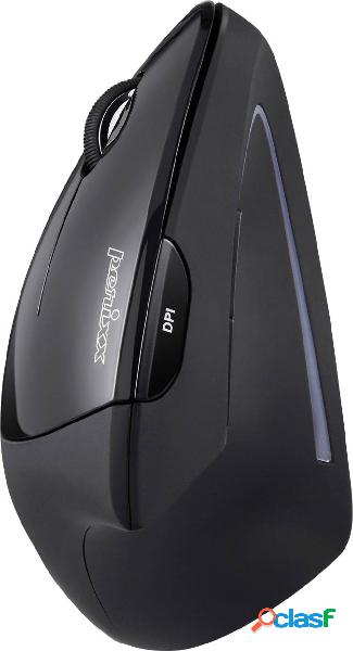 Perixx Perimice-713L Mouse ergonomico USB Ottico Nero 5
