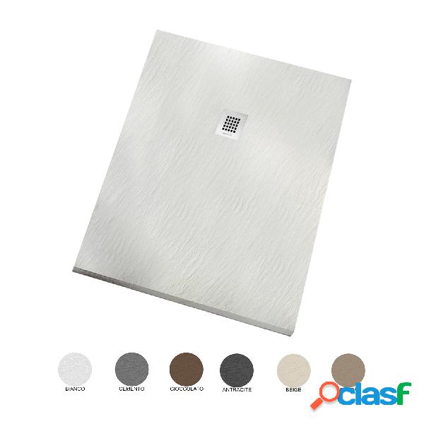 Piatto Doccia 100X140 effetto Ardesia realizzato in marmo
