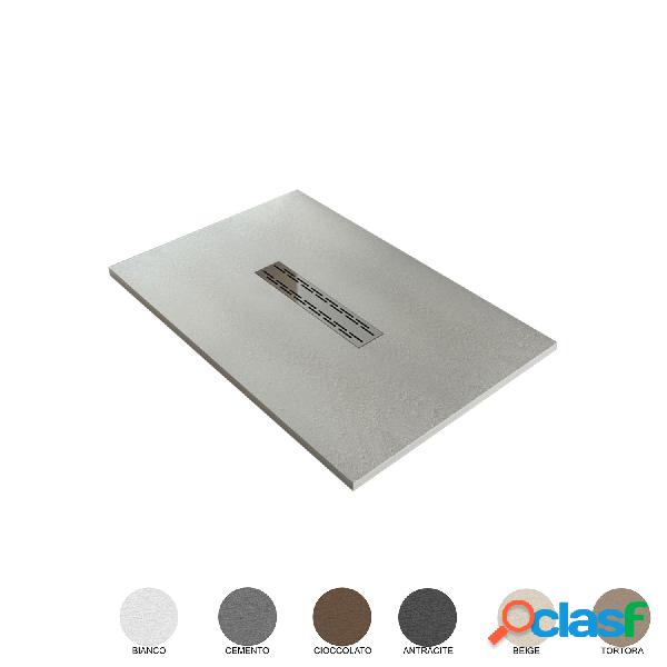 Piatto Doccia 70X170 effetto ardesia realizzato in marmo