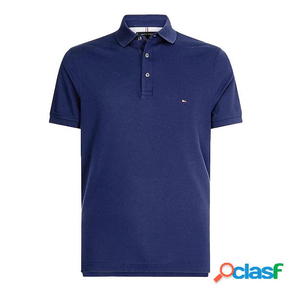 Polo Tommy Hilfiger Logo Essential 1985 (Colore: Yale Navy,