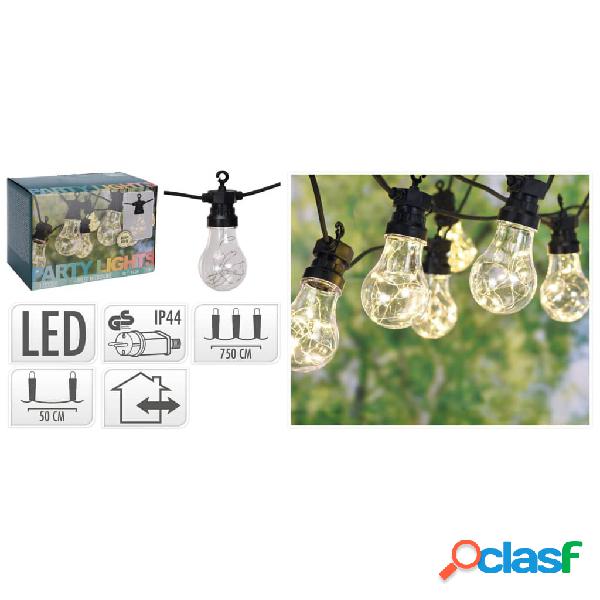 ProGarden Set di Luci LED per Feste 100 Lampadine