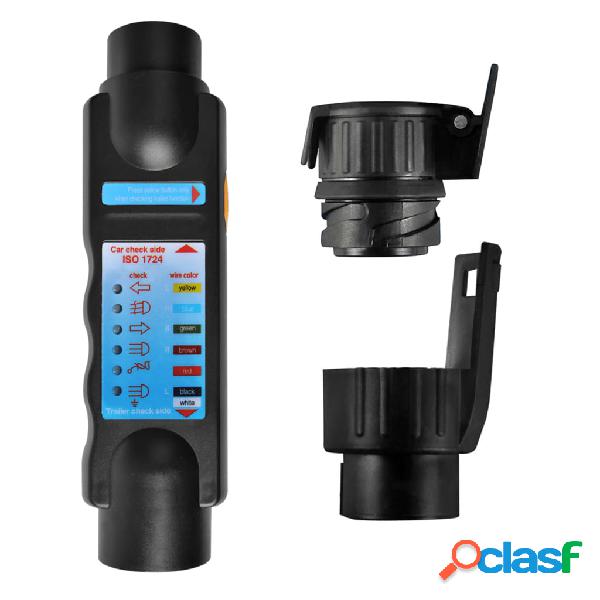 ProPlus Tester Fascio di Traino 7 Perni 12 V + 2 Adattatori