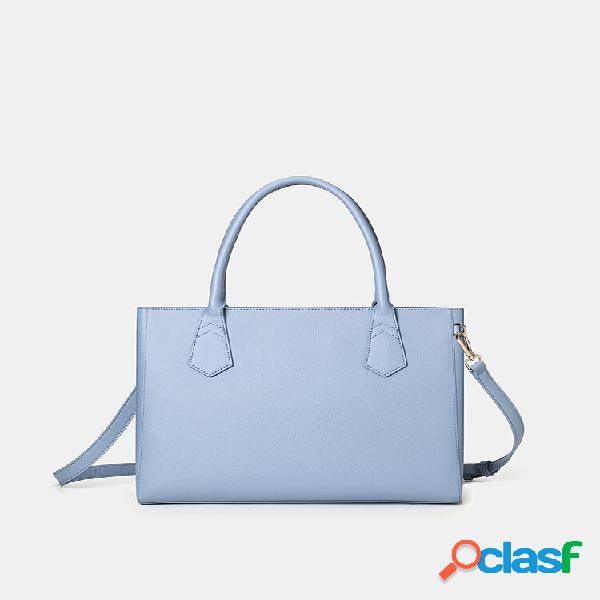 QUEENIE Donna Casual Shopping Multifunzione Borsa Solid