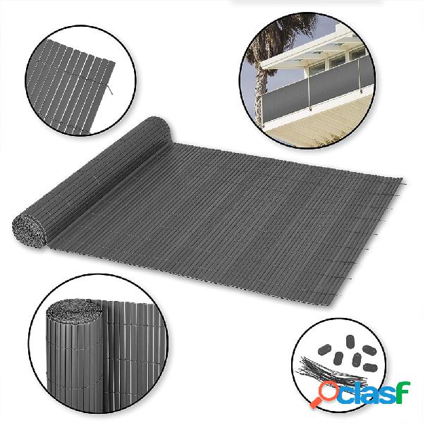 RECINZIONE GIARDINO FRANGIVISTA PER BALCONE CANNICCIO PVC