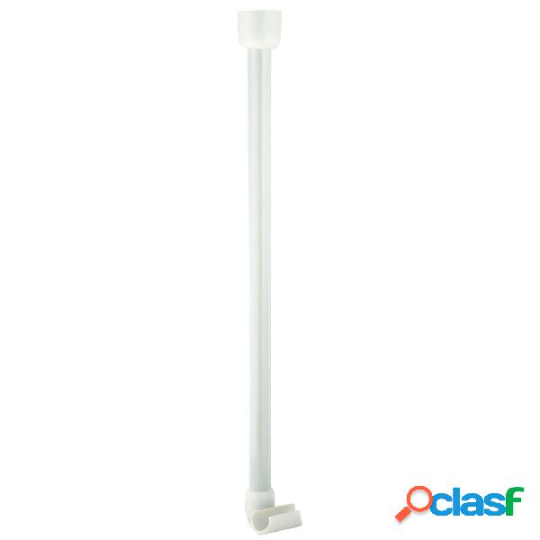 RIDDER Supporto per Bastone Tenda Doccia Bianco 55x2,5x2,5