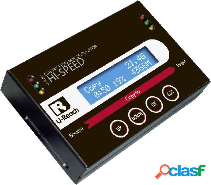 Renkforce PRO250 1 parte Duplicatore per hard disk SATA con