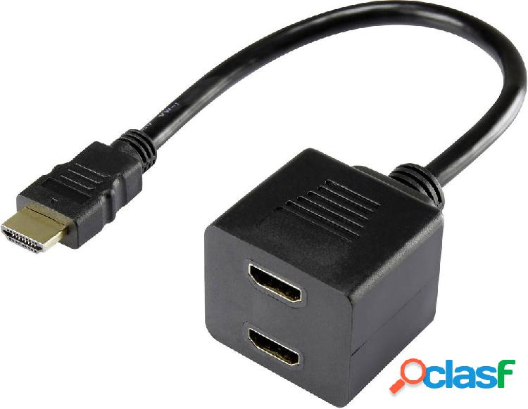 Renkforce RF-4212177 HDMI Adattatore a Y [1x Spina HDMI - 2x