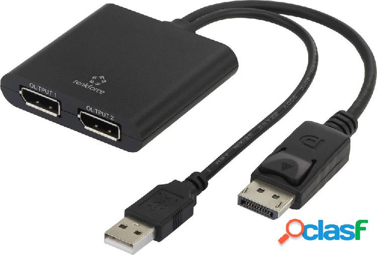 Renkforce RF-4758087 DisplayPort Adattatore [1x Spina