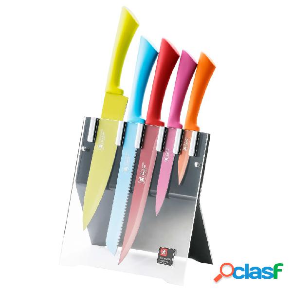 Richardson Sheffield Set Coltelli da Cucina 5 pz Love Colour