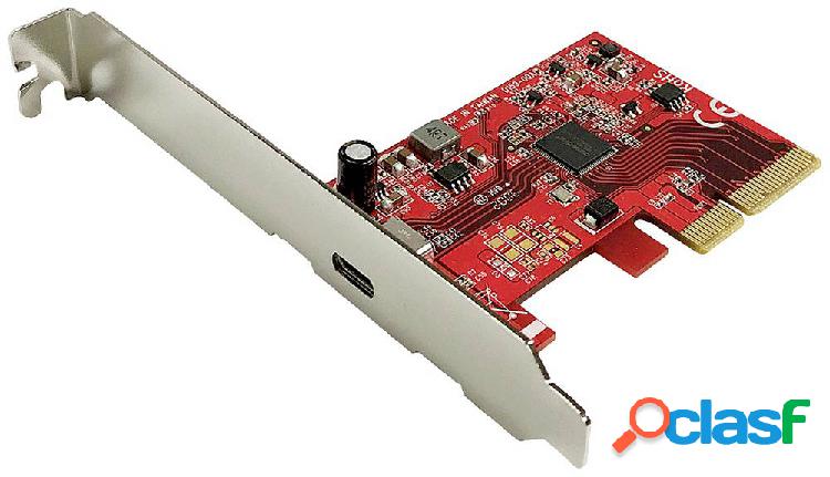 Roline 15.06.2195 Scheda controller USB 3.1 USB 3.0 PCIe