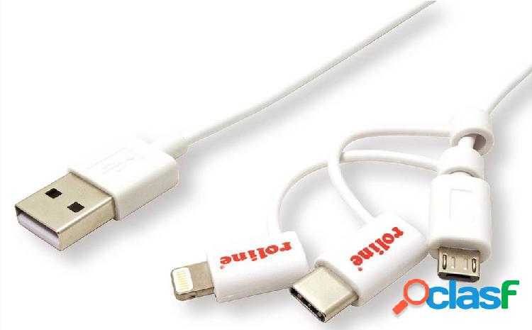 Roline Cavo USB USB 2.0 Spina USB-A, Connettore Apple