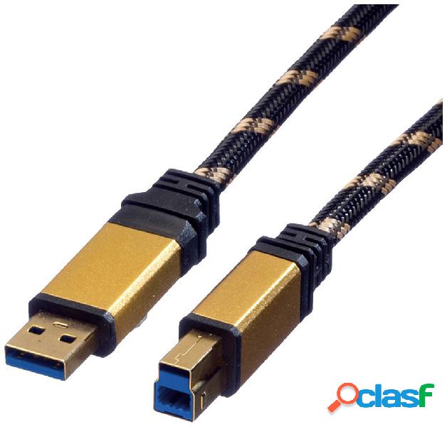Roline Cavo USB USB 3.2 Gen1 (USB 3.0) Spina USB-A, Spina