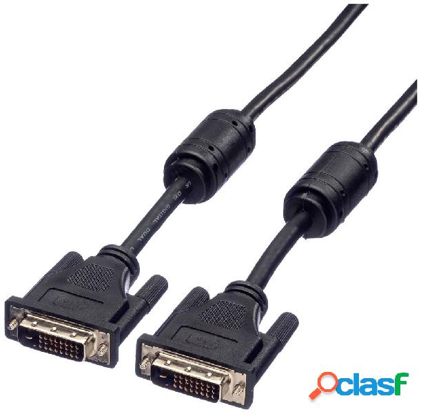 Roline DVI Cavo Spina DVI-I 24+1pol. 2.00 m Nero 11.04.5525